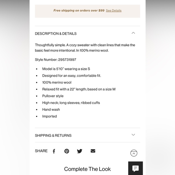 Club Monaco Tommie Wool Crewneck - PERFECT used condition. - Picture 2 of 8